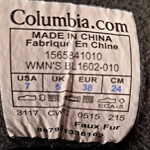 Women's Columbia Sierra Summette Boots Size 7 - Picture 12 of 12